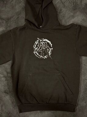 LOST HILLS LHBF007 Hoodie Black Size Small